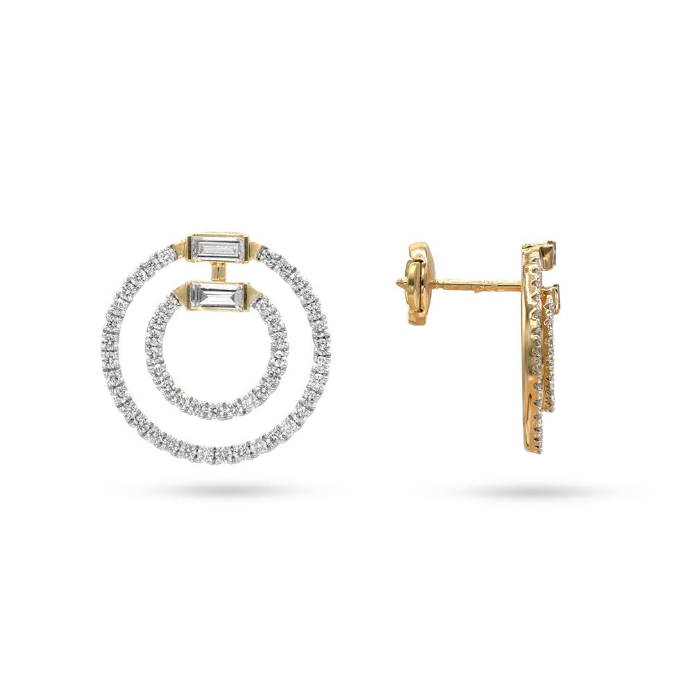 Diamond earrings tanishq online new arrivals