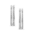 Elegance in Dual-Row Earrings 