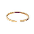 Rose Gold & Magenta Fusion Bangle 