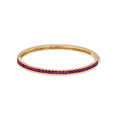 Rose Gold & Magenta Fusion Bangle 2