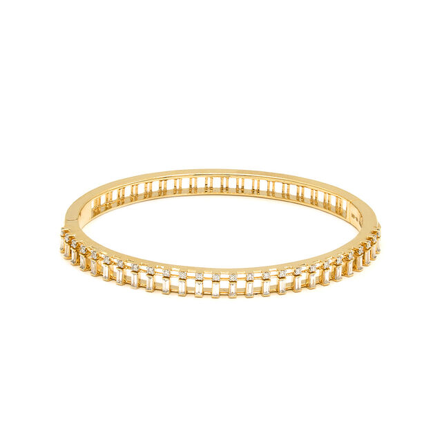 Fusion Flow Diamond Bangle 