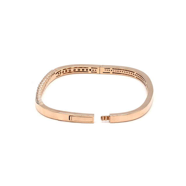 Serene Squircle Diamond Bangle 2