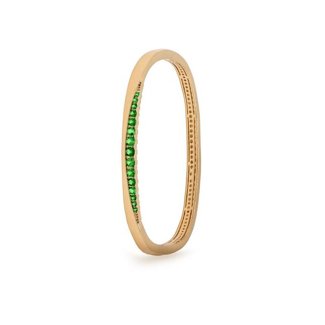 Gem Fusion White Gold Bangle 2
