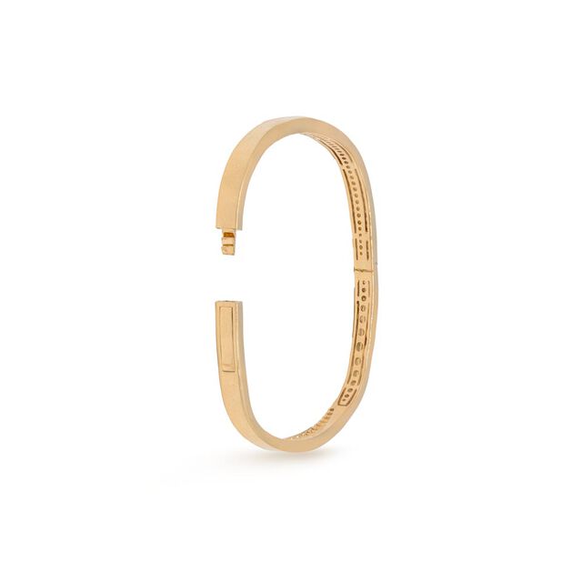Gem Fusion White Gold Bangle 3
