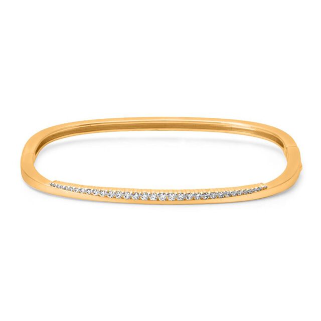 Symmetry Sparkle Diamond Bangle 