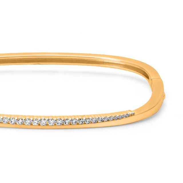 Symmetry Sparkle Diamond Bangle 2