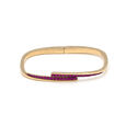 Gemstone Glimmer Open Bangle 