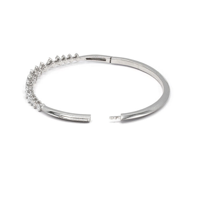 Sparkling Unity Diamond Bangle 2