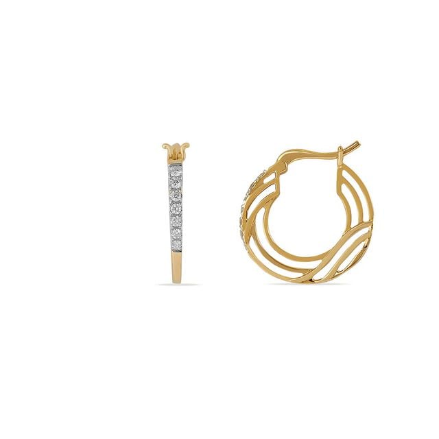 Tanishq 18KT Gold Earrings 3