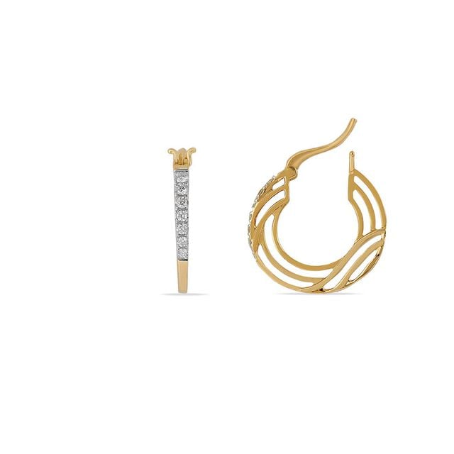 Tanishq 18KT Gold Earrings 5
