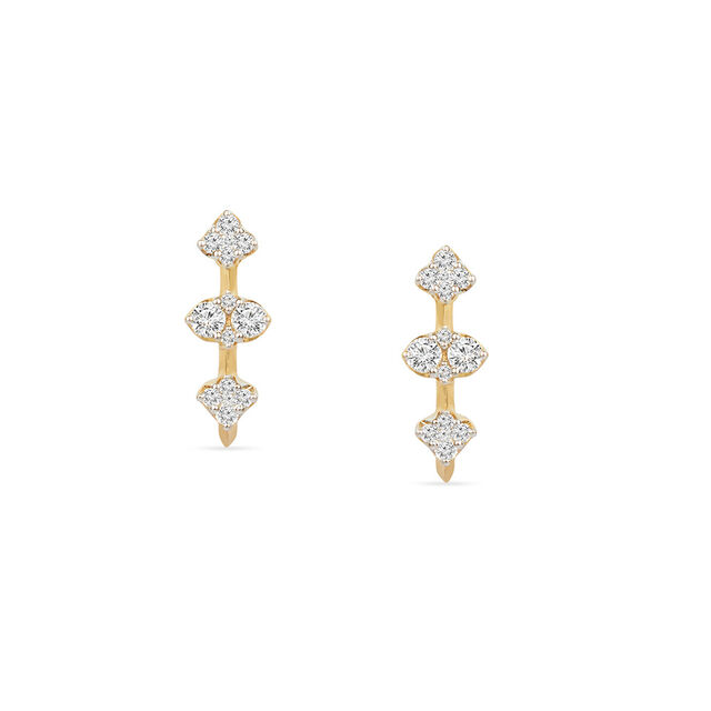 Tanishq 18KT Diamond Stud Earring for Women 