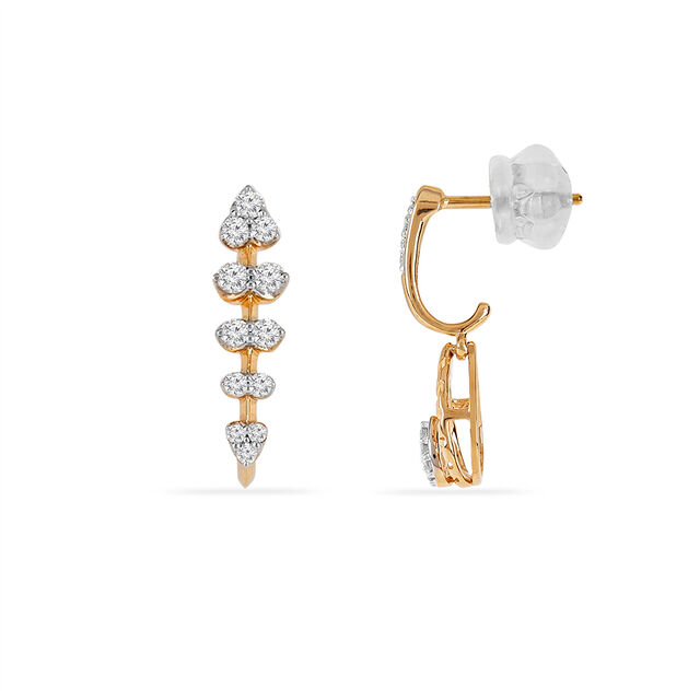 Tanishq 18KT Diamond Earrings for Women 4