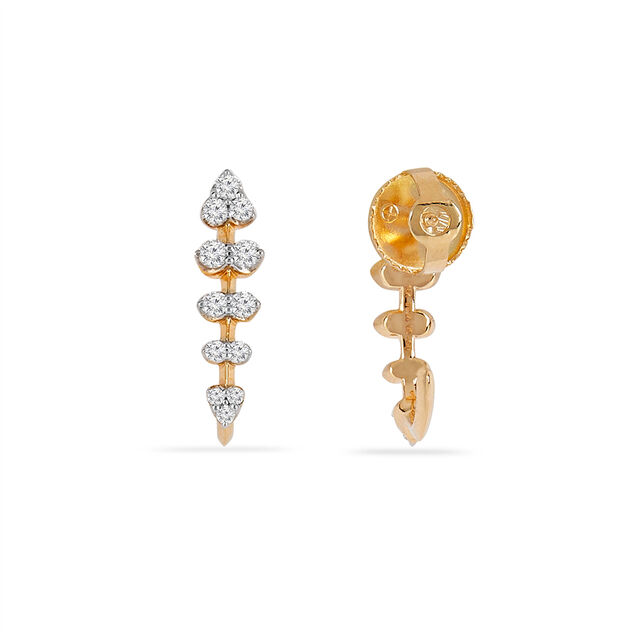 Tanishq 18KT Diamond Earrings for Women 5