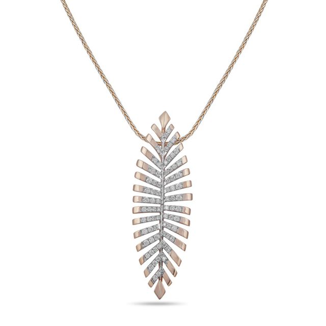 Tanishq Gold Pendant with Chain 2