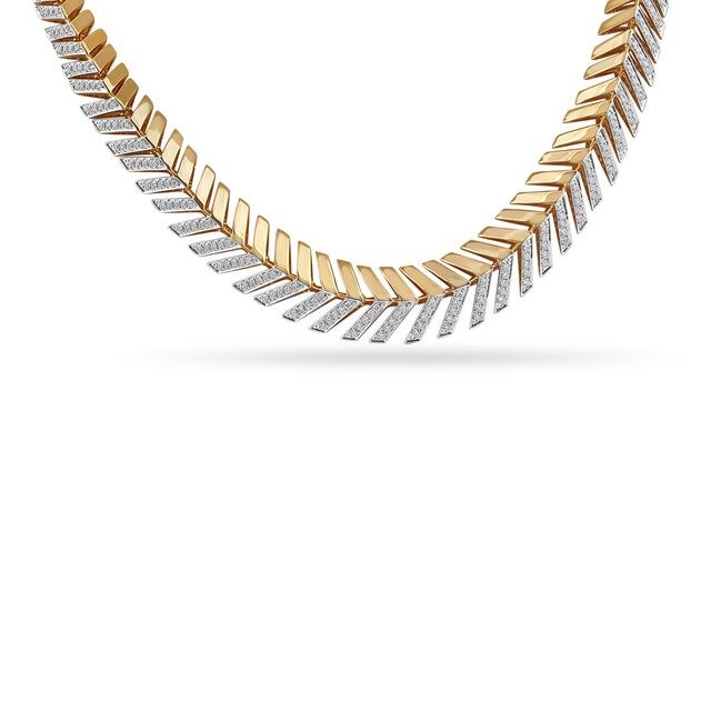 Tanishq 18KT Diamond Necklace for Women