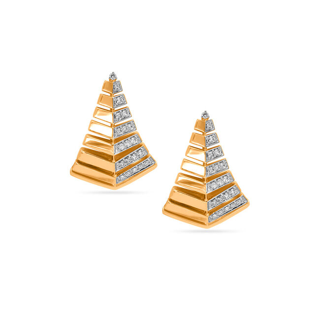 Tanishq Diamond Earrings 