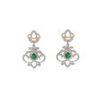 Elegant Emerald Diamond Drops 3