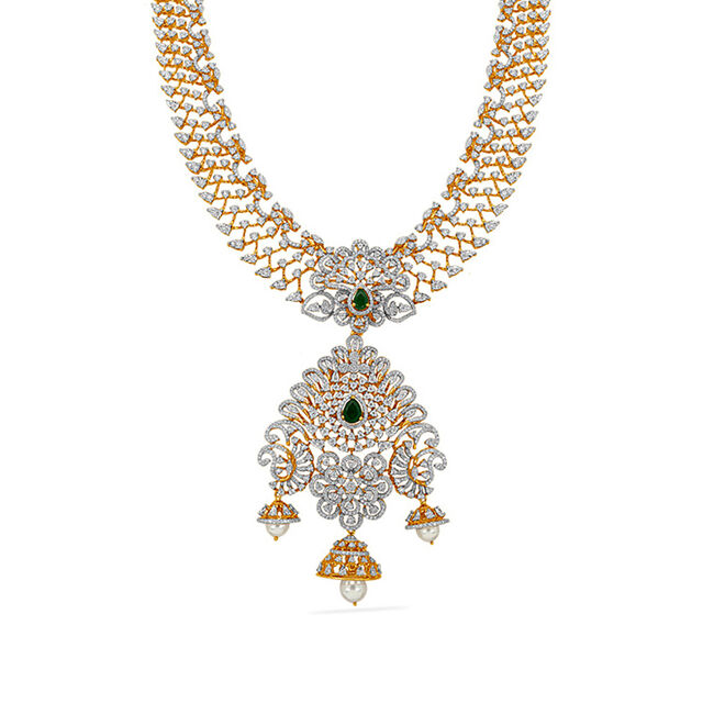 Tanishq 18 Karat Diamond Haaram for Women 3