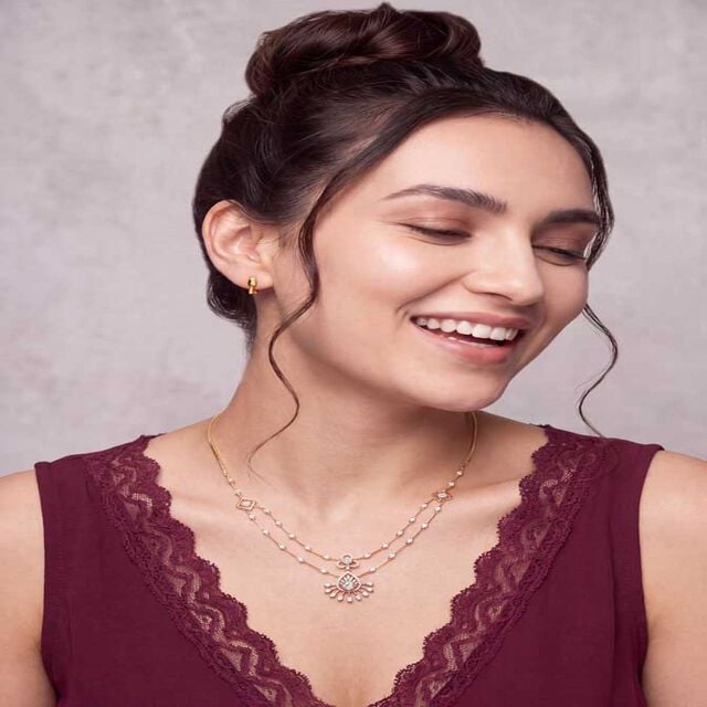 Tanishq 18KT Diamond Necklace 2