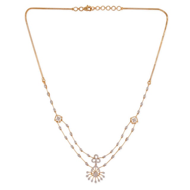 Tanishq 18KT Diamond Necklace 3
