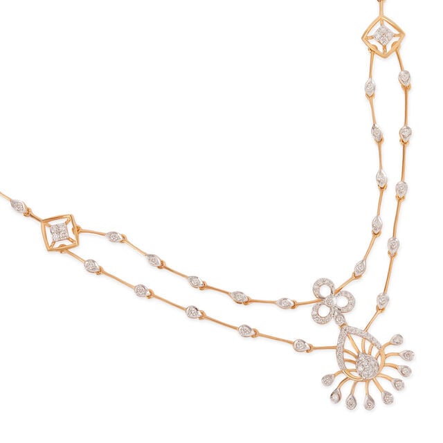 Tanishq 18KT Diamond Necklace 4