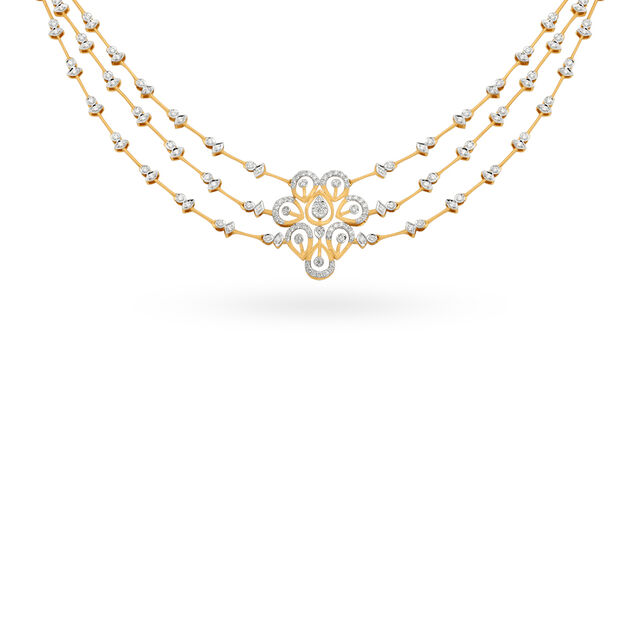 Tanishq 18KT Diamond Necklace for Women