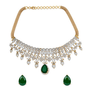 Tanishq 18KT Diamond Necklace for Women