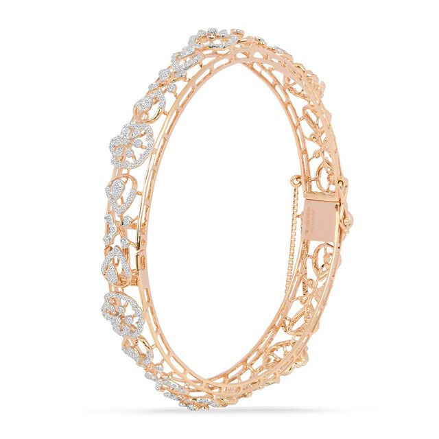 Tanishq 18KT Diamond Bangle for Women 3