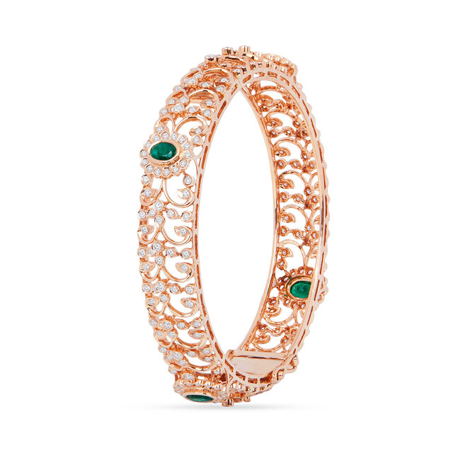 Tanishq 18KT Diamond Bangle for Women 2
