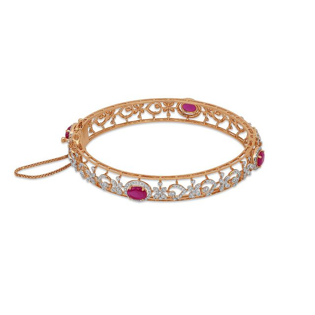 Tanishq 18KT Diamond Bangle for Women