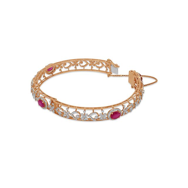 Tanishq 18KT Diamond Bangle for Women