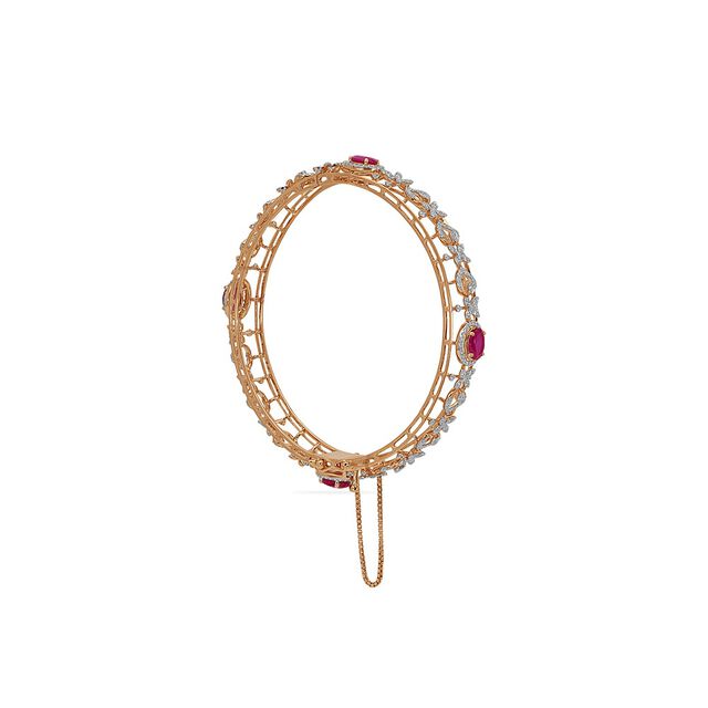 Tanishq 18KT Diamond Bangle for Women