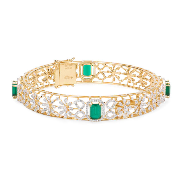 Tanishq 18KT Diamond Bangle for Women 