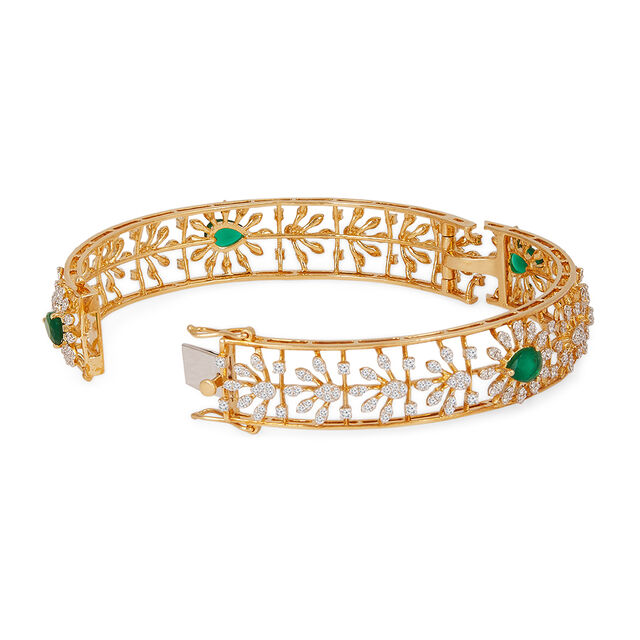 Tanishq 18KT Diamond Bangle for Women 3