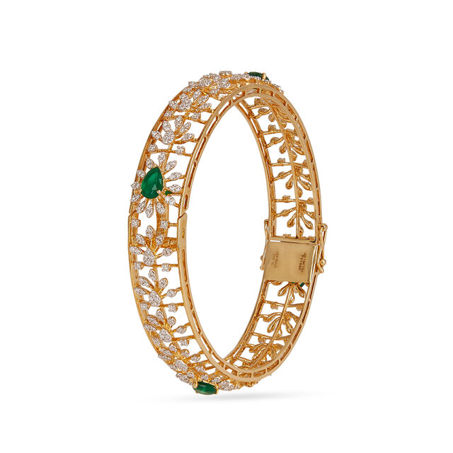 Tanishq 18KT Diamond Bangle for Women 4