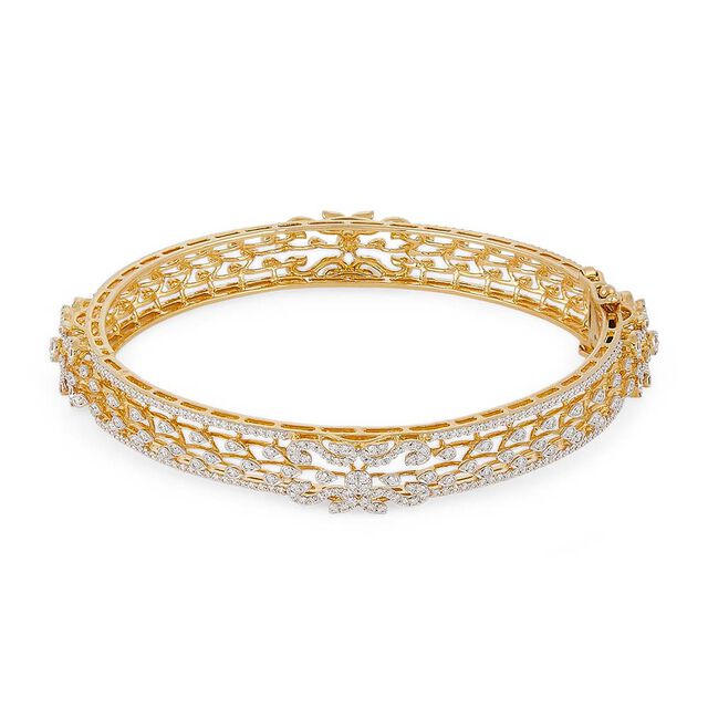 Tanishq 18KT Diamond Bangle for Women 
