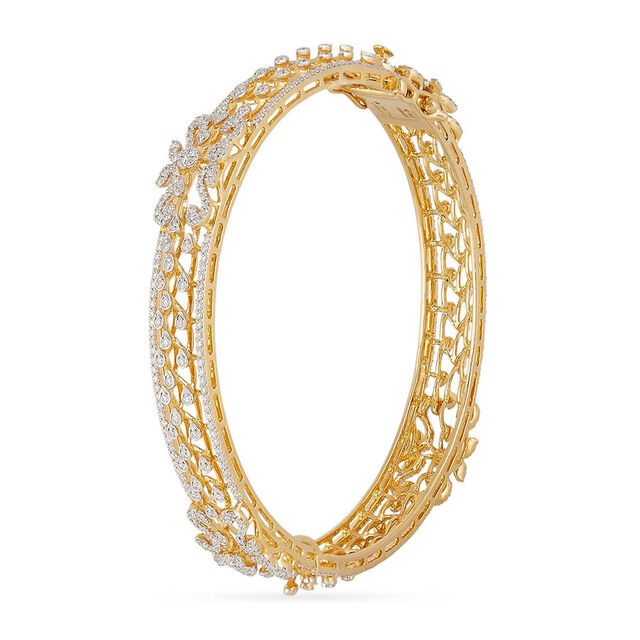 Tanishq 18KT Diamond Bangle for Women 2