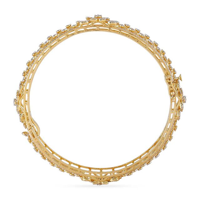 Tanishq 18KT Diamond Bangle for Women 3