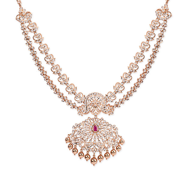 Tanishq 18KT Diamond Necklace for Women 2