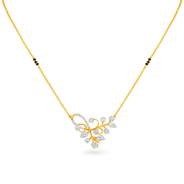 Tanishq 18 Karat Diamond Mangalsutra for Women 