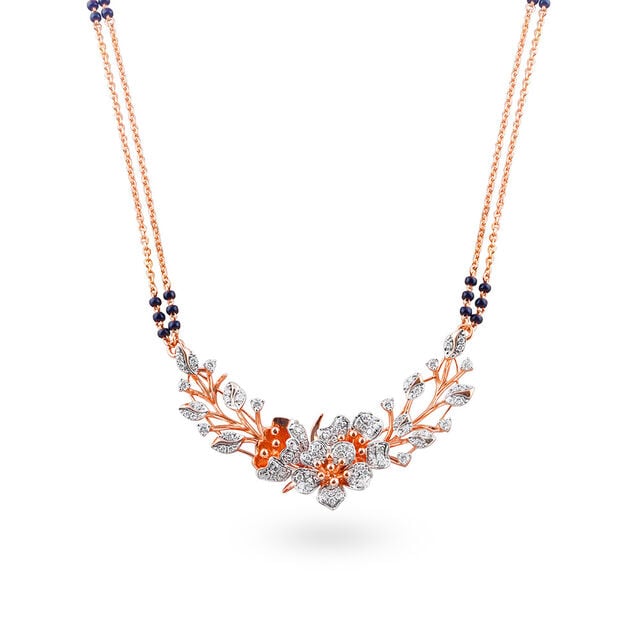 Tanishq 18 KT Diamond Mangalsutra for Women 