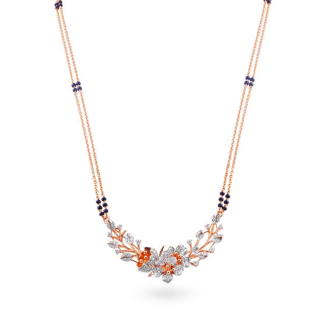 Tanishq 18 KT Diamond Mangalsutra for Women 2