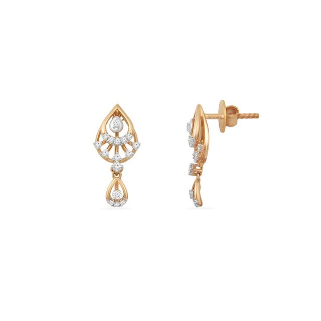 Tanishq 18KT Diamond Earrings 2