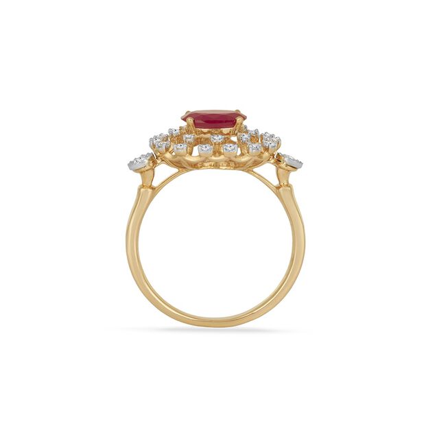 Tanishq 18KT  Gold Finger Ring for Women 4