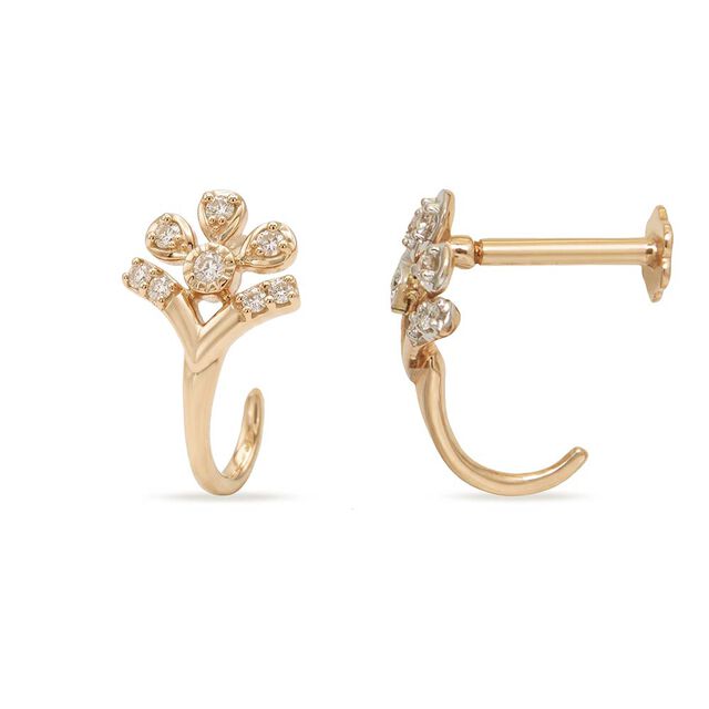 Tanishq 18KT Diamond Nose Pin 2