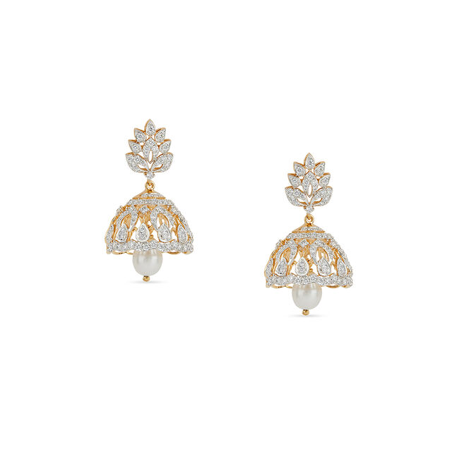 Tanishq 18KT Diamond Earrings for Women 