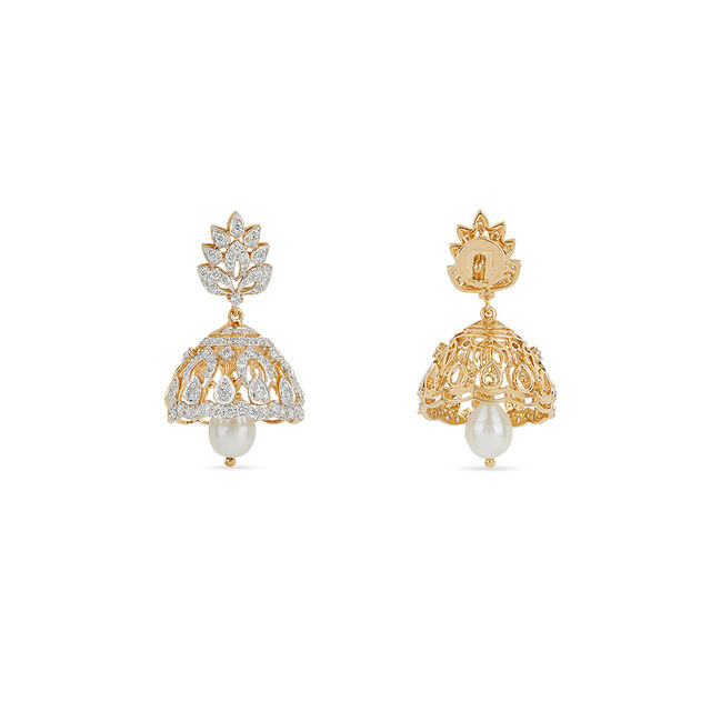 Tanishq 18KT Diamond Earrings for Women 5