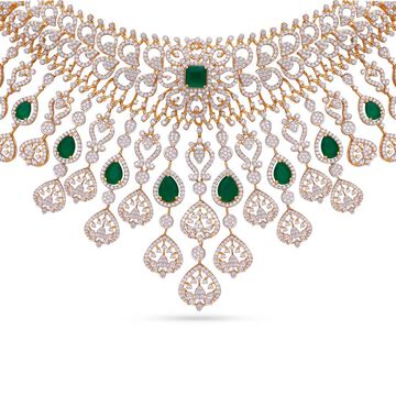 Tanishq 18 Karat Diamond Necklace for Women