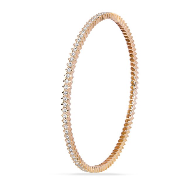 Tanishq 18KT Diamond Bangle for Women 2