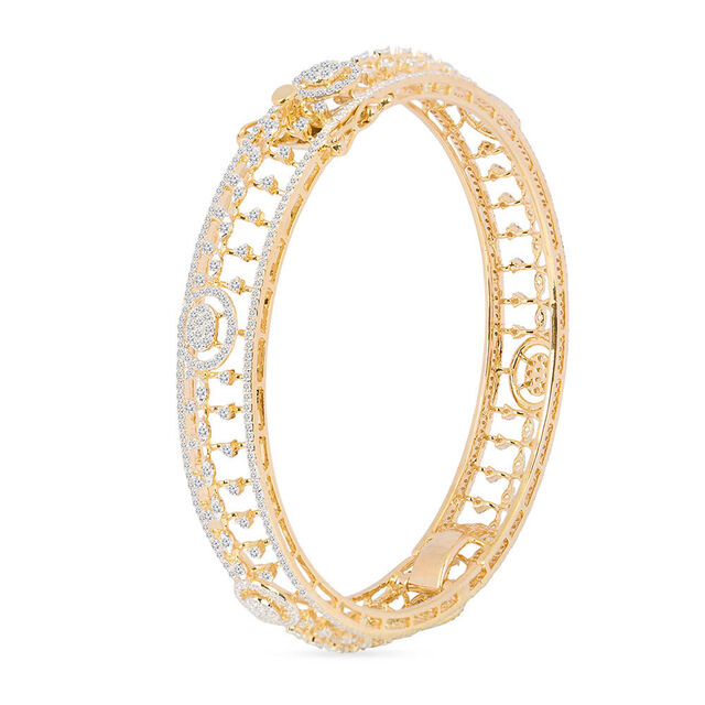 Tanishq 18KT Diamond Bangle for Women 3